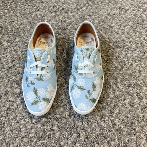 Keds Shoes - Keds Rifle Paper Co. Champion Hydrangea Womens Size 7 Blue Casual Shoes Sneakers